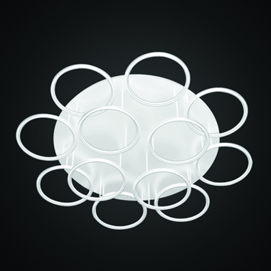 White Led Circle 12